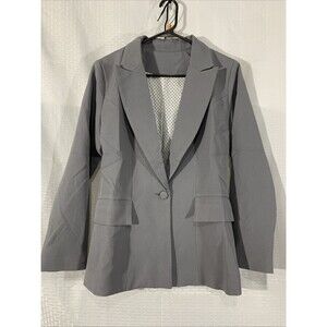 Nwt Gray Blazer Womens S Office Business